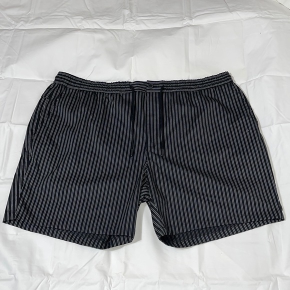 Topman skinny striped shorts in black and white mens size 44 - Picture 1 of 6